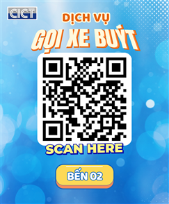 Hệ thống đặt xe Bus nội bộ qua mã QR tại CICT