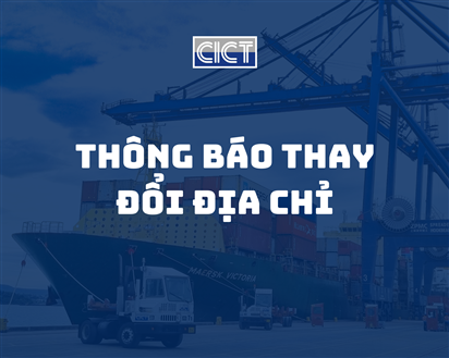 CICT THÔNG BÁO CẬP NHẬT ĐỊA CHỈ CÔNG TY