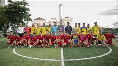 Friendly Football Match - CICT & Vietcombank