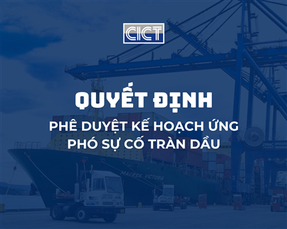 QUYẾT ĐỊNH PHÊ DUYỆT KẾ HOẠCH ỨNG PHÓ TRÀN DẦU