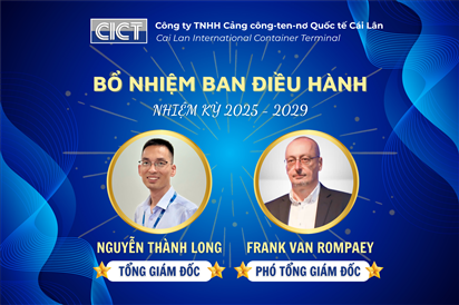 THÔNG BÁO: Thay đổi Ban Điều hành - Người đại diện Pháp luật của Công ty
