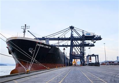 Cảng CICT quay trở lại làm hàng sau bão Yagi