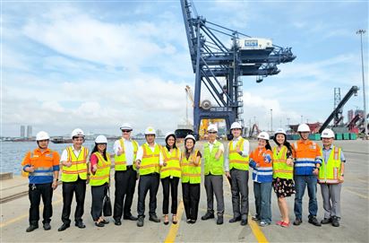 CICT chào đón đoàn khách Đại sứ quán Hoa Kỳ (US Embassy) đến thăm cảng