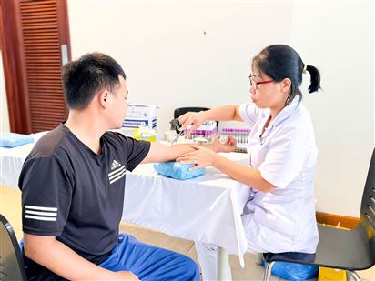 CICT tổ chức khám sức khỏe định kỳ cho cán bộ nhân viên