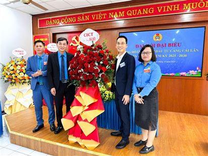ĐẠI HỘI CÔNG ĐOÀN CÔNG TY CỔ PHẦN ĐẦU TƯ CẢNG CÁI LÂN LẦN THỨ V, NHIỆM KỲ 2025-2030